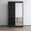 Garde-robe noir Aria avec miroir Aria-273860308-283179926
