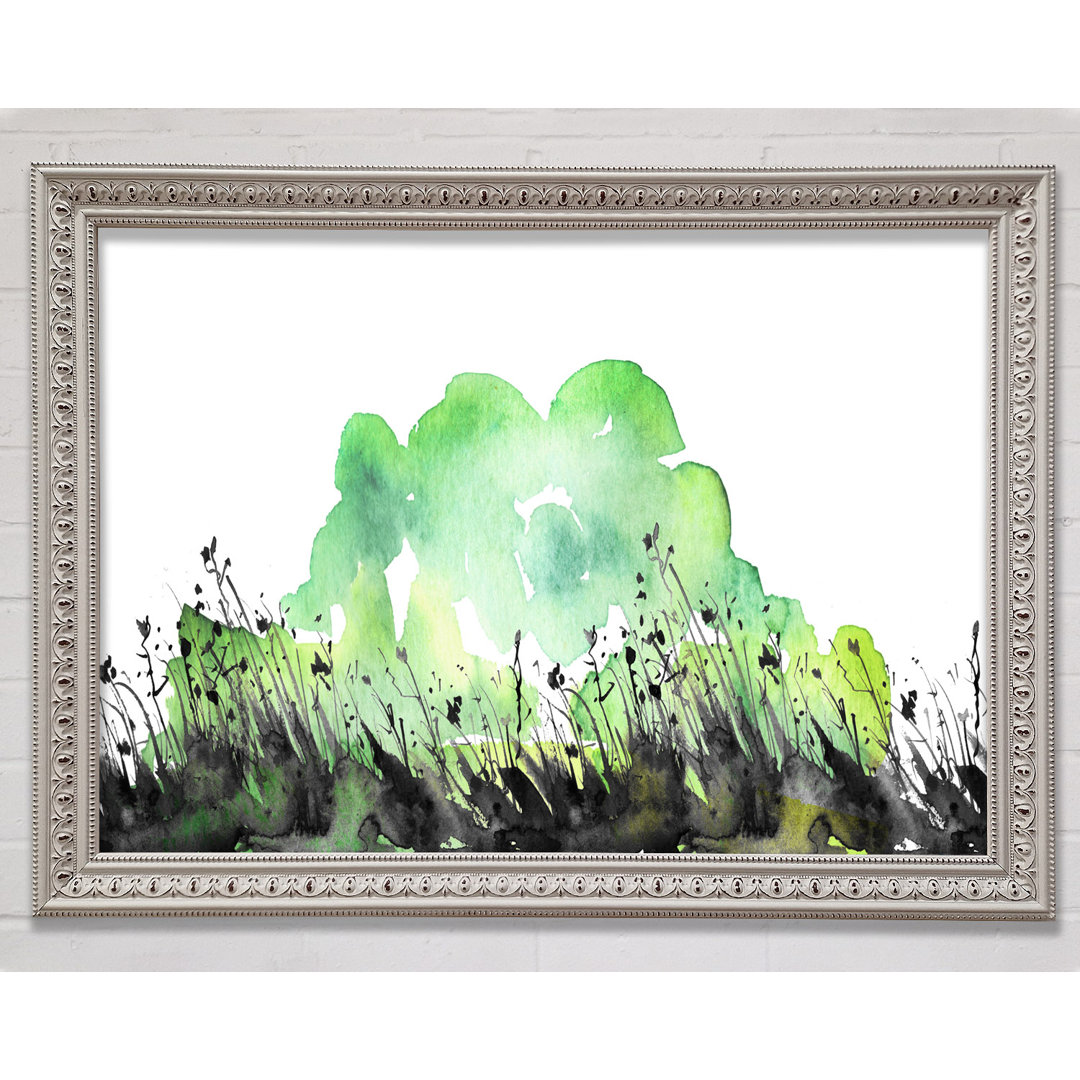 In The Grass Greenery - Einzelner Bilderrahmen Kunstdrucke