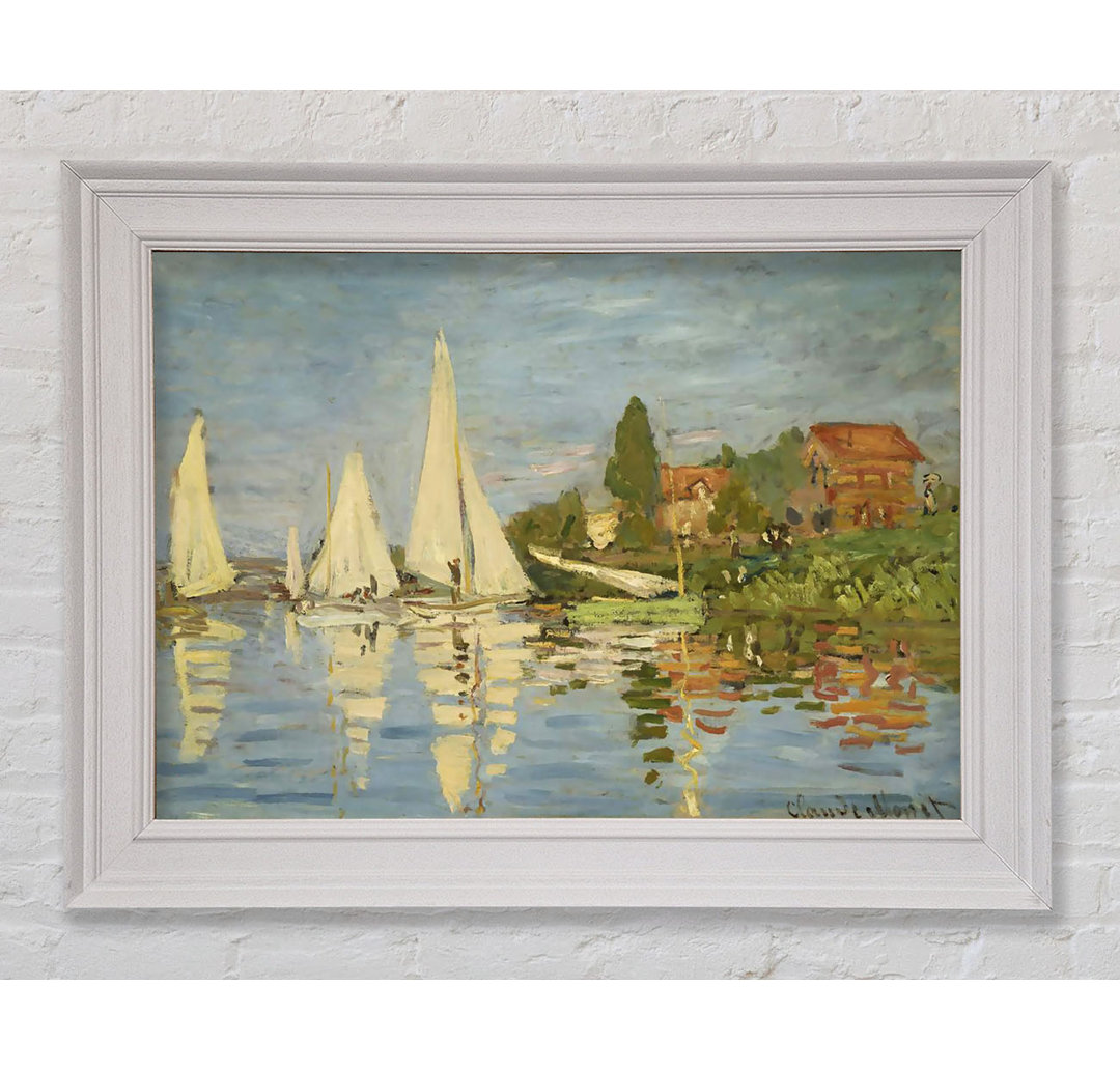 Monet-Regatten in Argenteuil - Druck