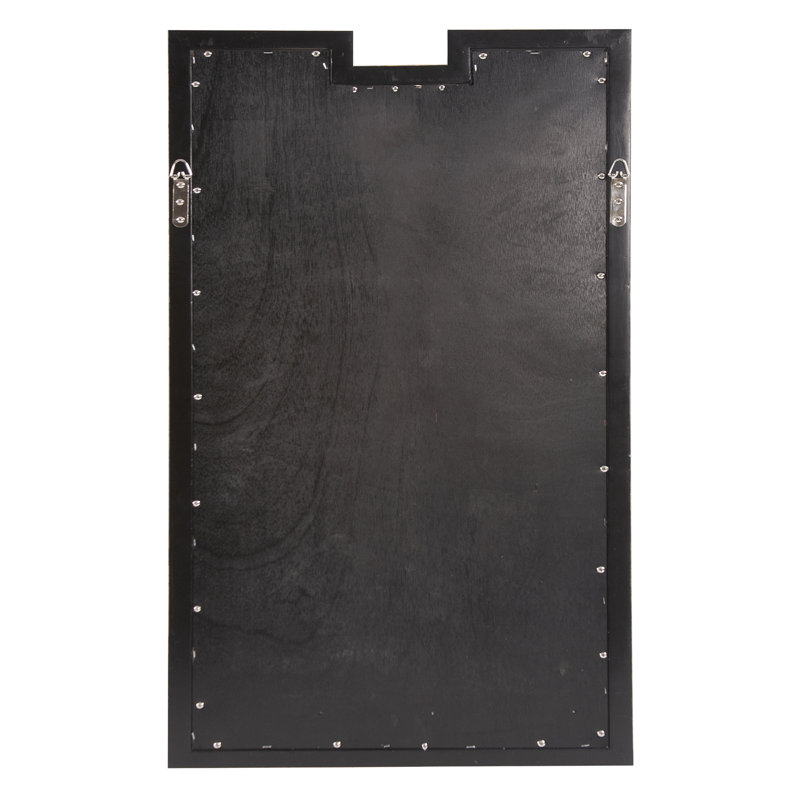 Sinclaire Wood Flat Wall Mirror