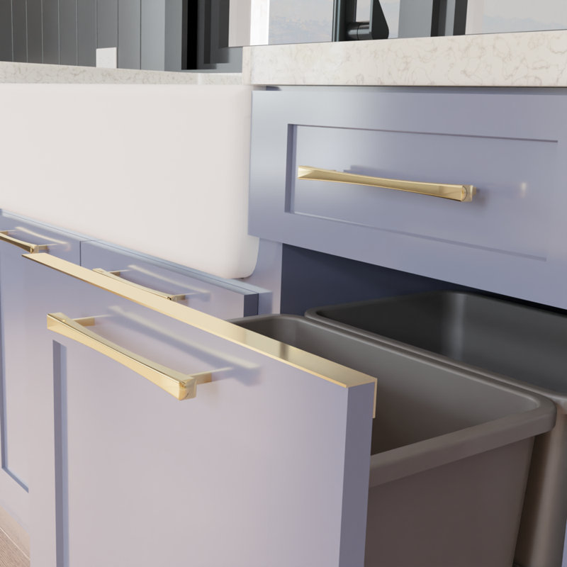 7/8 po Designer Dripedge®, H 0,875 po x l 20,5 po, Laiton satiné