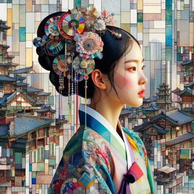 Art urbain sur toile tendue Urban Grace