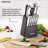 Farberware 15-Piece Stamped Stainless Steel Knife Block Set
