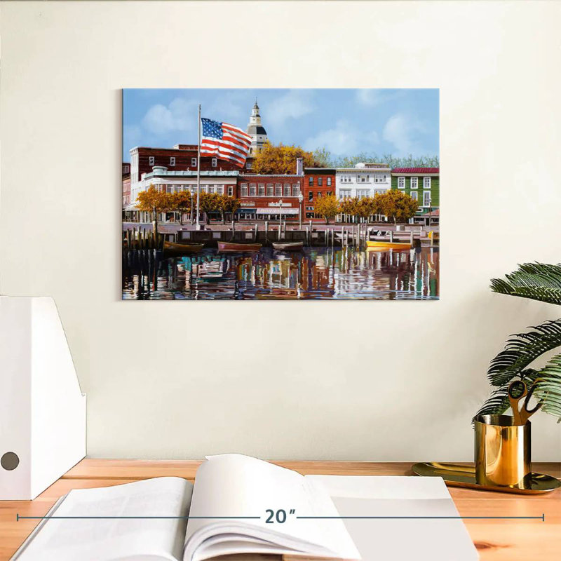 Annapolis, 8" H x 12" W