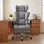 Fauteuil de direction ergonomique Big & Tall avec accoudoirs rembourrés, appui-tête et repose-pieds réglables-405873943