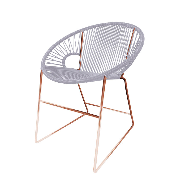 Chaise de patio Puerto, Transparent / cuivre