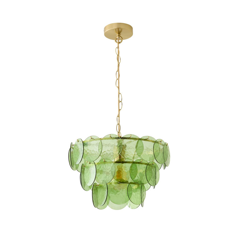 Alilyana 1 - Light Chandelier, Green