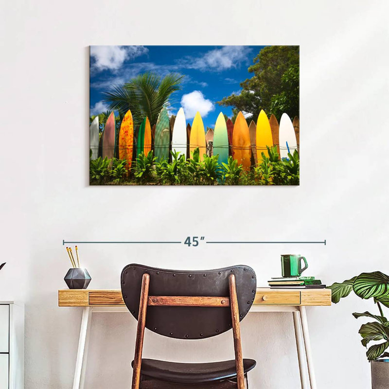 Senne Surfboard Row, 24" H x 36" W