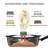4 - Piece Non-Stick Aluminum Cookware Set