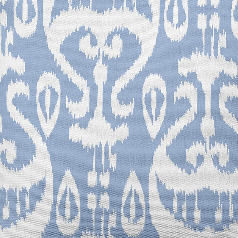 Housse de coussin d'extérieur carré Happy Hippy, H 18 po x l 18 po, Bleu