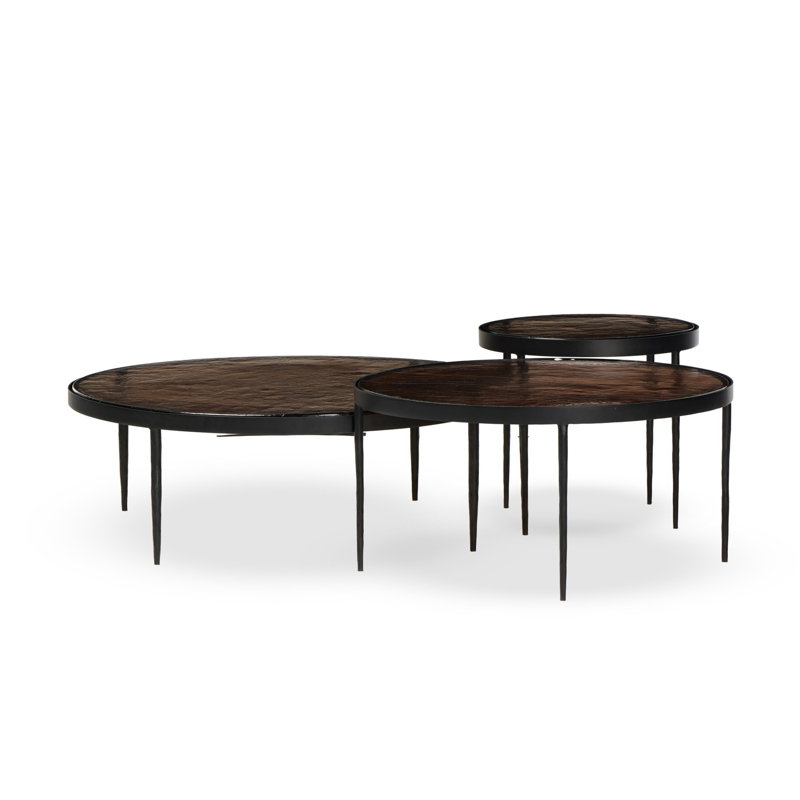Yoko Glass Nesting Coffee Table