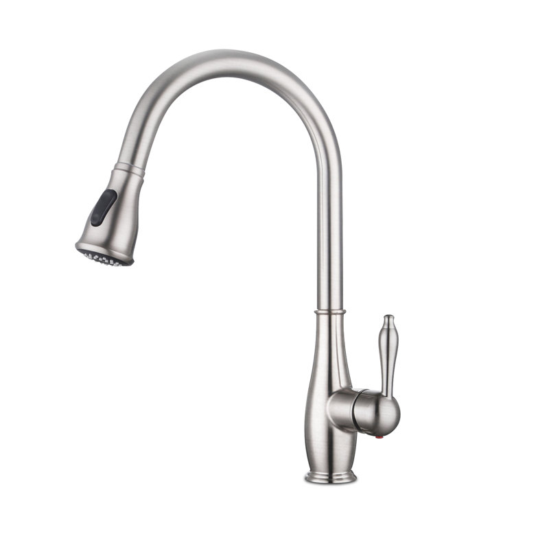Topcraft Single-Handle Single-Hole Pull-Down Kitchen Faucet