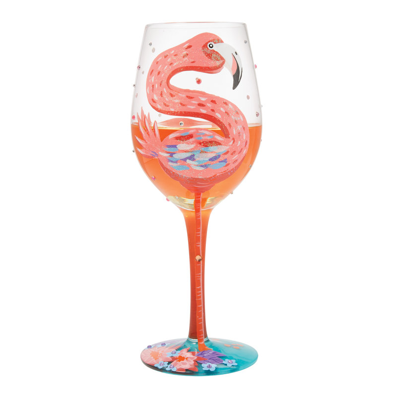 Verre à vin 15 oz Lolita Fabulous Flamants