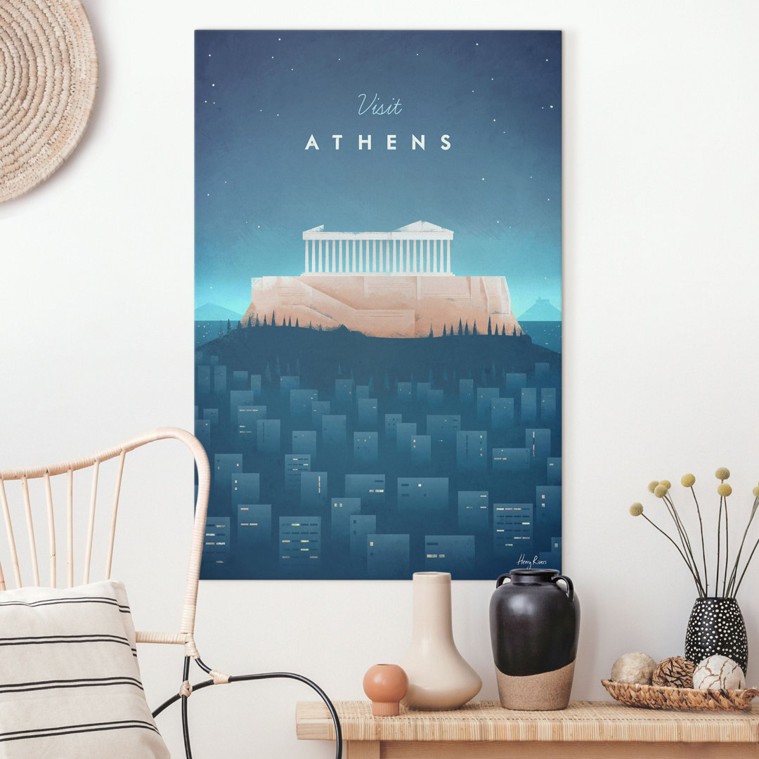 Leinwandbild Athen von Henry Rivers