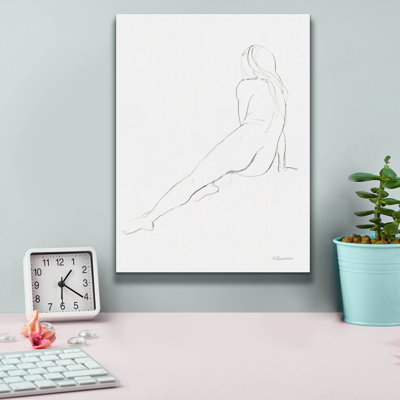 «Lounging Nudes 4» par Albena Hristova, art mural sur toile