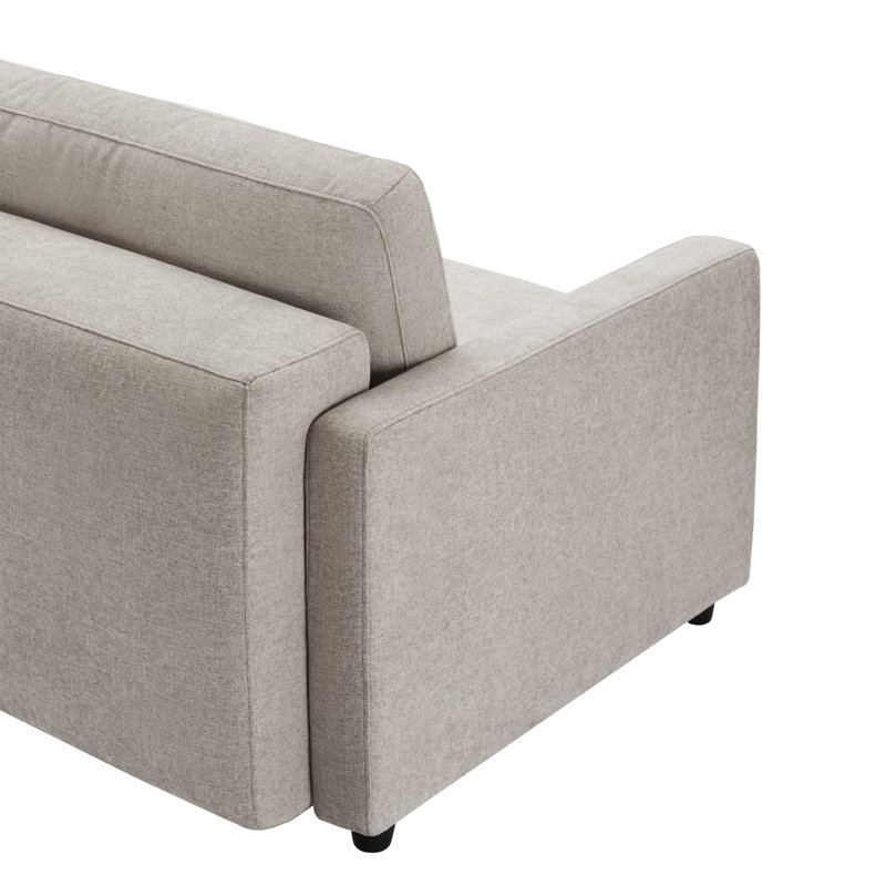 Cabine-couchettes Savelle 88' à bras carrés, Chenille Milo Mink