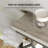 Modern 3-Tier Narrow Console Table with Gold Metal Legs for Entryway, Living Room & Hallway-1075729225