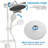 Wall Mount Shower System, 10" Rainfall Shower Head With Slider Bar Handheld Spray And Soap Dish-110602287