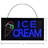 Rectangular Ice Cream Sign