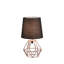 Lampe de table en cuivre 11,25 po «Wesley Geometric», cuivre
