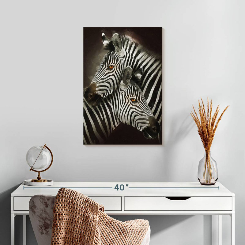 Brampt Zebra Hug, 24" H x 16" W