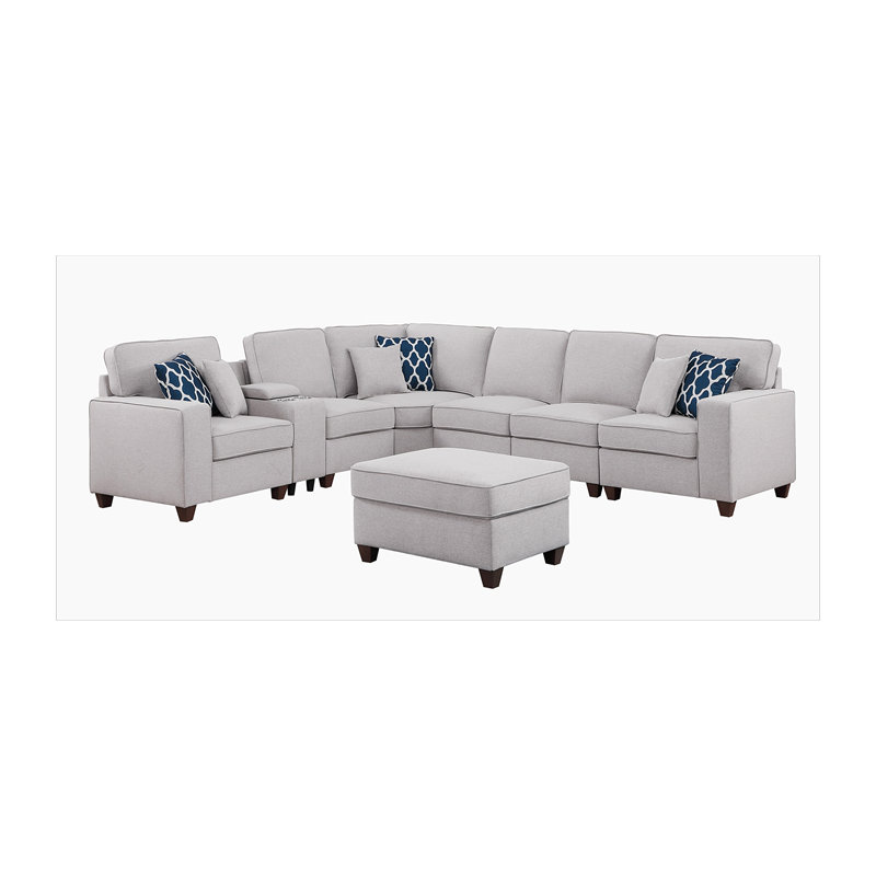 Sam Sectional Sofa With Ottoman