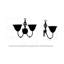 Laticia 2 Light Double Wall Light Scone with Alabaster Glass Shade-1614346434