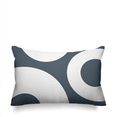 Luella Geometric Indoor/Outdoor Lumbar Throw Pillow