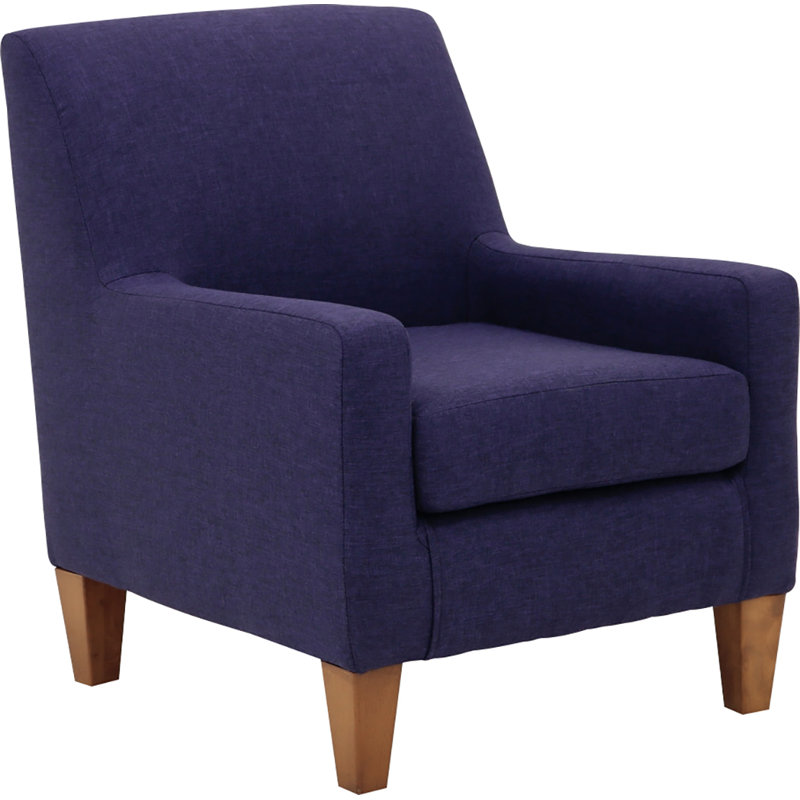 25" W Armchair, Jitterbug Amethyst