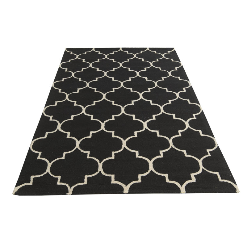Tapis noir Otto