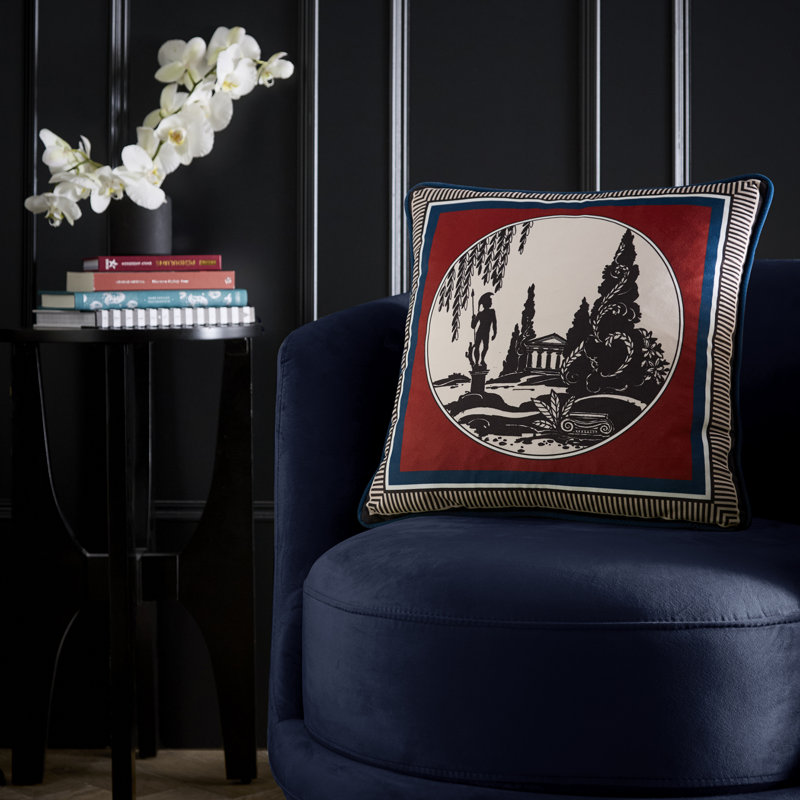 Laurence Llewelyn-Bowen Arcadia Cushion Red, Cushion Cover
