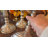 3 Piece Silver  Pillar Candle Holder Set