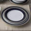 Ensemble de 4 assiettes Noritake Crestwood Cobalt Platinum, 10 1/2 po