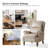 Asah Vegan Leather Manual Push Back Recliner-954673150