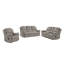 Fauteuil inclinable oscillant, chenille grise-568833673
