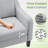29.9" Wide Mid-Century Upholstered Premium Fabric Chair,Sofa-432908697