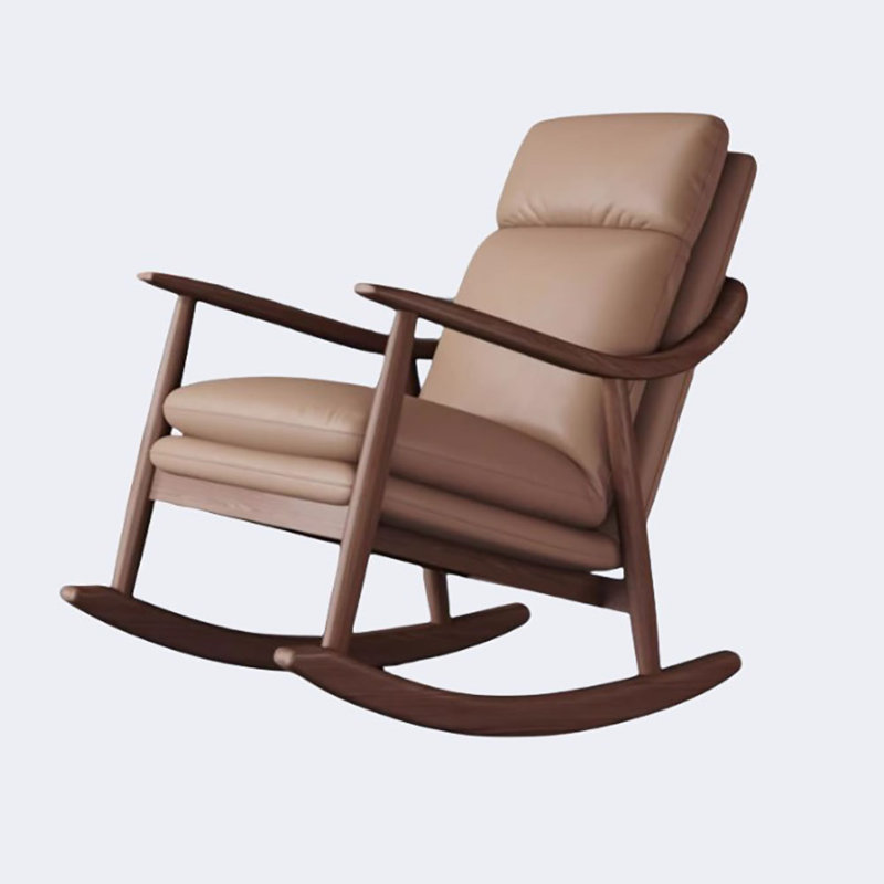 Nouvelle chaise berçante de style chinois, Beige