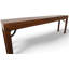 Console en bois massif 98,03149606299212 po