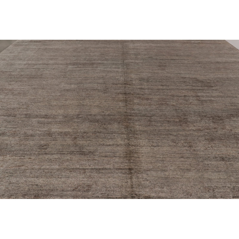 Textural Hand Knotted Area Rug