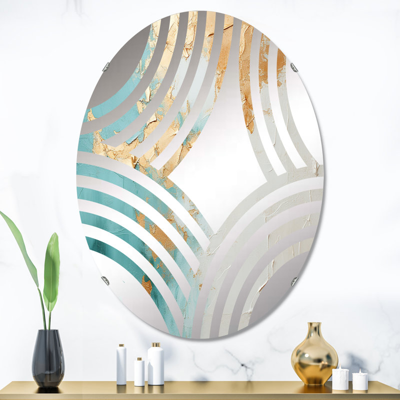 Miroir décoratif Minimalisme Meditation I - Baptist Fan-MIR115859-Ovale, 35,4 po x 23,6 po