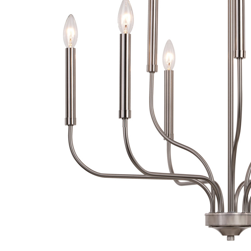 Lustre classique à 9 lumières de style bougie Arlillian