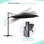Parasol en porte-à-faux 11 'Bevins-730251392