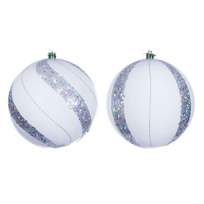 White Pearl Sequin Ball Assortment