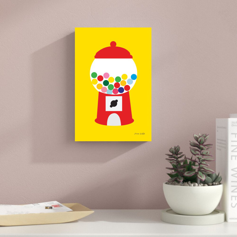 «Gumball Machine» par Ann Kelle, impression sur toile tendue, H 12 po x l 8 po