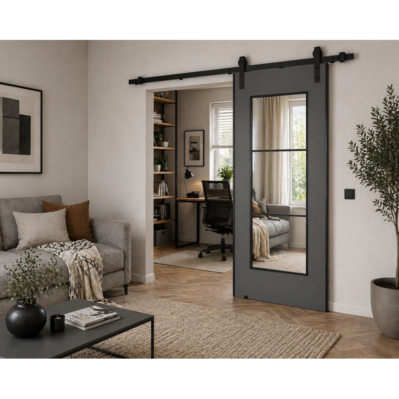 Ketterer Barn Door, 76cm x 205cm, White, 1
