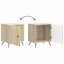 43cm W Manufactured Wood Bedside Table-403017446