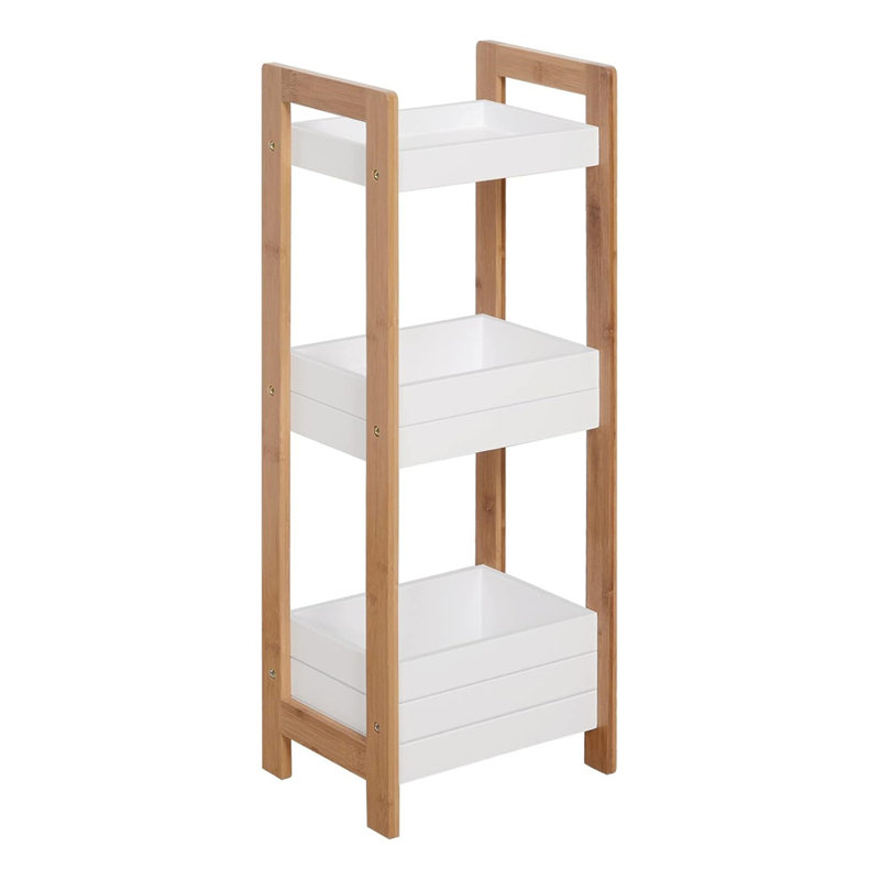 Bamboo Freestanding Bathroom Shelves