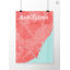 Barcelona City Map - No Frame Print-933474247