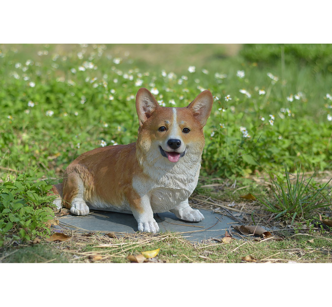Corgi Dog Statue Hi-Line Gift Ltd.