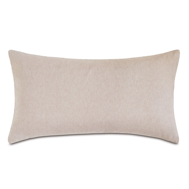 Trillium Polyester Sham, King, Slate/Cream